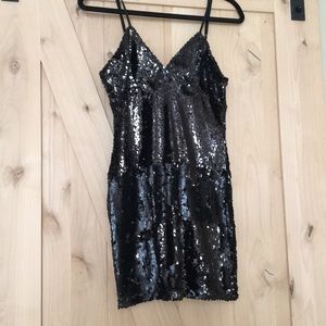 Black Sequin Mini